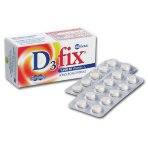 Uni-Pharma - D3 Fix 1.200iu Vitamin D3 60 Δισκία