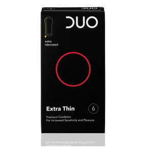 Duo - Sensitive Extra Thin 6 Τμχ