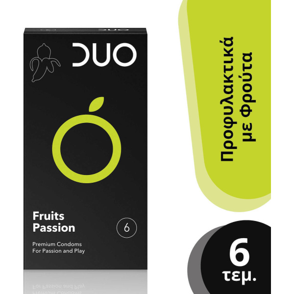 Duo - Fruits Passion - Flavoured Με Γεύσεις 6 Τμχ