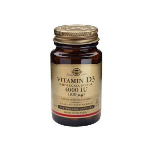 Solgar Vitamin D3 4000IU, 60 Φυτικές Κάψουλες
