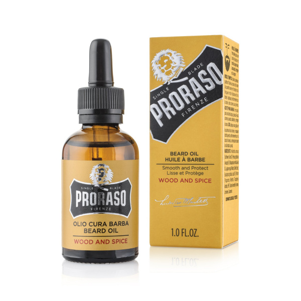 Proraso - Beard Oil Wood & Spice 30ml