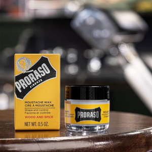 Proraso - Moustache Wax Wood and Spice 15ml