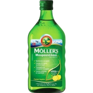 Moller's - Cod Liver Oil Μουρουνέλαιο 250ml Λεμόνι