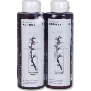 Korres - Almond & Linseed Shampoo (2x250ml) 500ml
