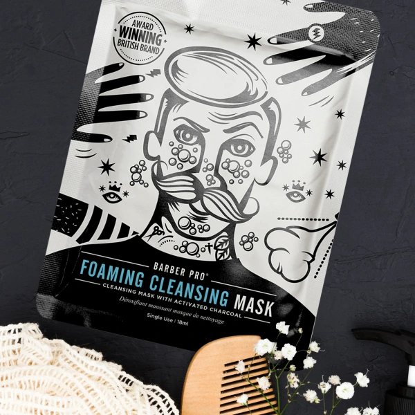 Barber Pro - Foaming Cleansing Mask 20gr