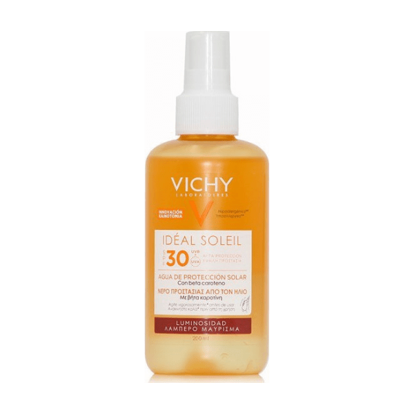 Vichy Ideal Soleil Αντηλιακό Water Spray SPF 30 - Για λαμπερό μαύρισμα - 200ml
