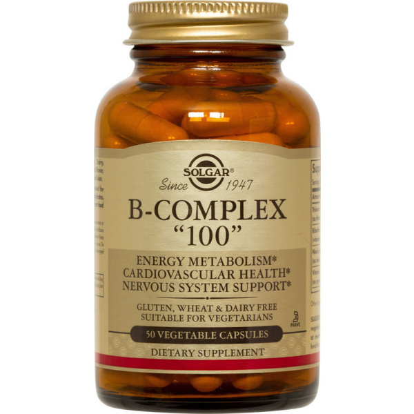 Solgar - B-Complex "100" Extra High Potency 50caps