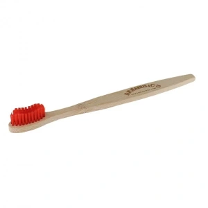 Dr. Harris - Bamboo Toothbrush Red Bristles (Medium)