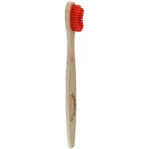 Dr. Harris - Bamboo Toothbrush Red Bristles (Medium)