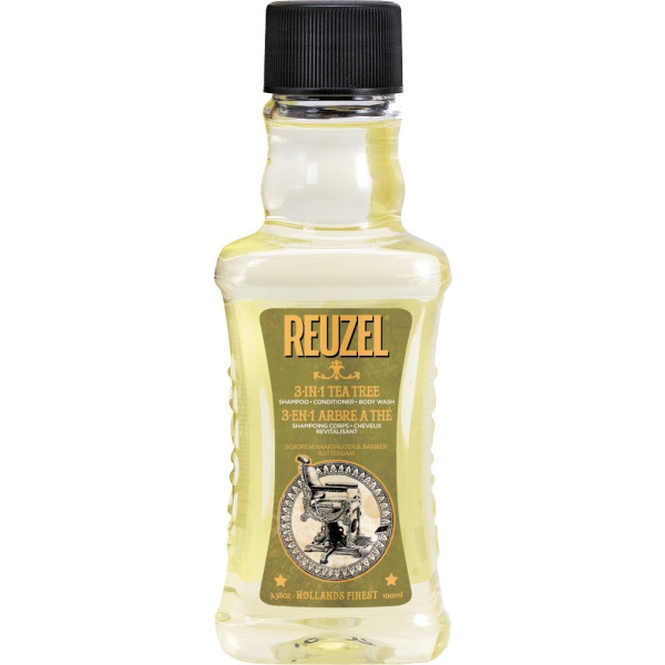Reuzel - 3 in 1 Tea Tree Shampoo Conditioner & Body Wash 100ml