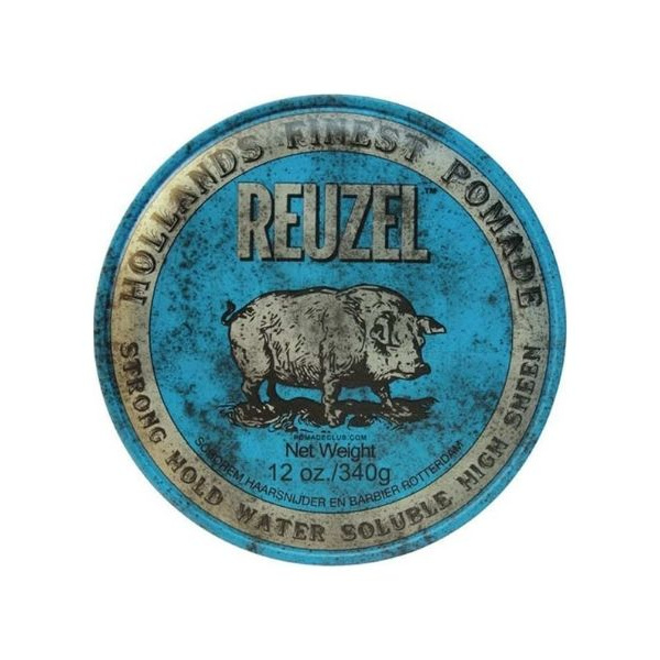 Reuzel - Blue Pomade Strong Hold Water Soluble High Sheen 340gr