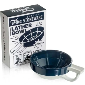 Fine Accoutrements - Porcelain Shaving Lather Bowl (Blue White)