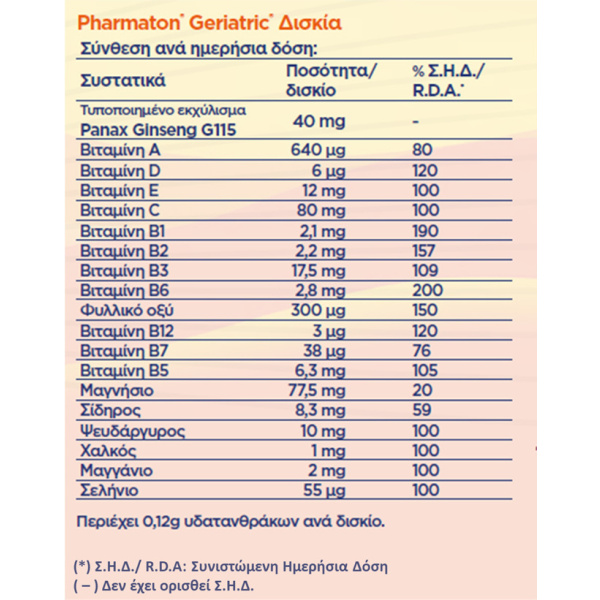 Pharmaton - Geriatric 30tbl