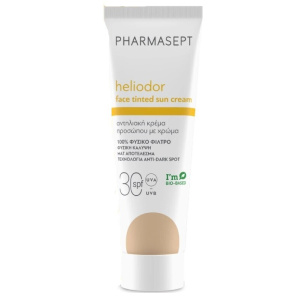 Pharmasept - Heliodor Αντηλιακή Κρέμα Προσώπου SPF30 με Χρώμα 50ml