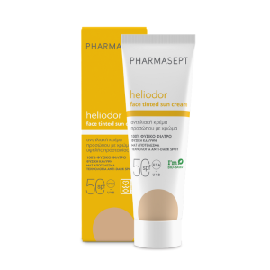 Pharmasept - Heliodor Αντηλιακή Κρέμα Προσώπου SPF50 με Χρώμα 50ml