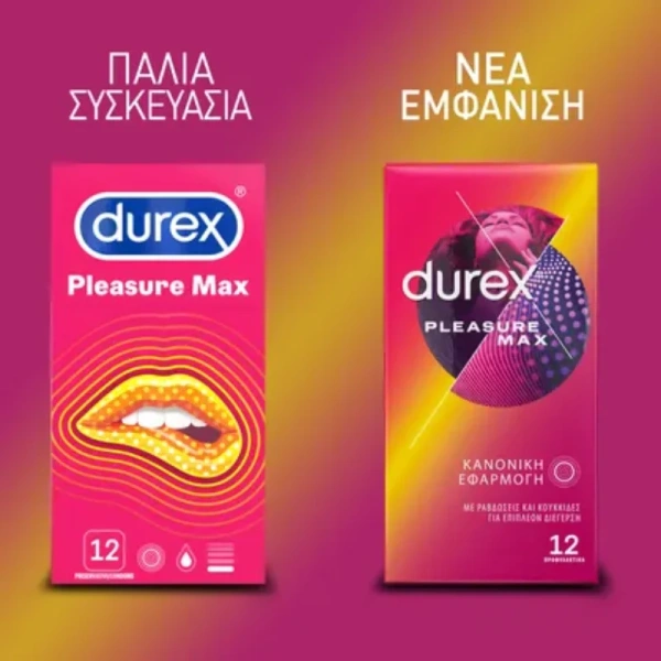 Durex Pleasure Max 12τμχ