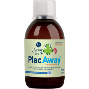 PlacAway Στοματικό Διάλυμα Junior 250ml με Γεύση Πορτοκάλι για 6+ χρονών
