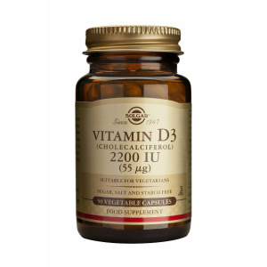 Solgar - Vitamin D3 (Cholecalciferol) 2200IU 50caps