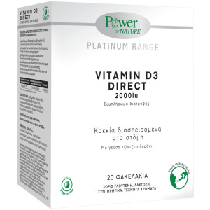 Power Of Nature - Platinum Range Vitamin D3 Direct 2000iu 20sticks