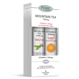 Power Of Nature - Mountain Tea100mg Vitamin C 250mg 20tbs & Vitamin D3 1000iu 20tbs