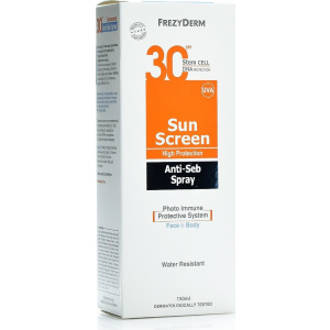 Frezyderm - Sun Screen Anti-Seb SPF30 σε Spray 150ml
