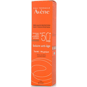 Avene Anti-Aging Tinted Αδιάβροχη Αντηλιακή Κρέμα Προσώπου SPF50 με Χρώμα 50ml