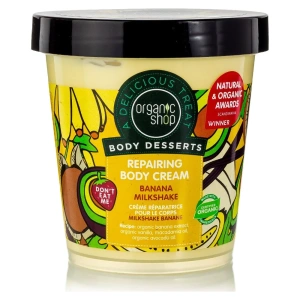 Organic Shop - Body Desserts Repairing Body Cream Banana Milkshake 450ml