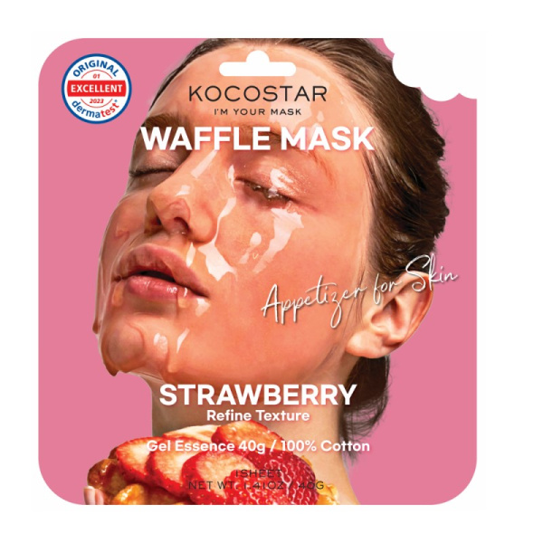 Kocostar - Waffle Mask Strawberry 40gr
