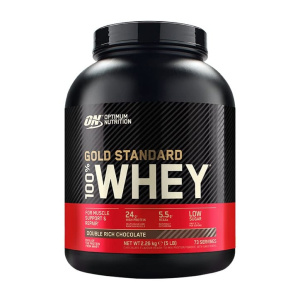 Optimum Nutrition Gold Standard 100% Whey Πρωτεΐνη Ορού Γάλακτος Χωρίς Γλουτένη με Γεύση Double Rich Chocolate 2.27kg