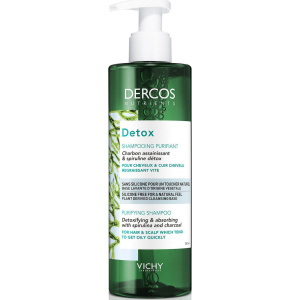 Vichy Dercos Nutrients Detox Σαμπουάν για Βαθύ Καθαρισμό για Λιπαρά Μαλλιά 250ml