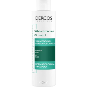 Vichy Dercos Oil Control Σαμπουάν για Βαθύ Καθαρισμό για Λιπαρά Μαλλιά 200ml