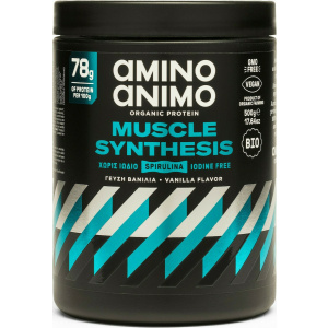 Amino Animo Bio Πρωτεΐνη Muscle Synthesis Βανίλια 500gr