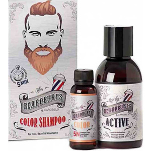 Beardburys Color Shampoo For Hair Beard + Moustache - Light Brown 5N