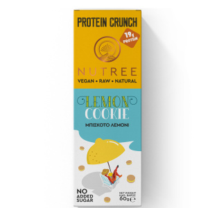 Nutree Protein Crunch Μπισκότο Λεμόνι 60gr