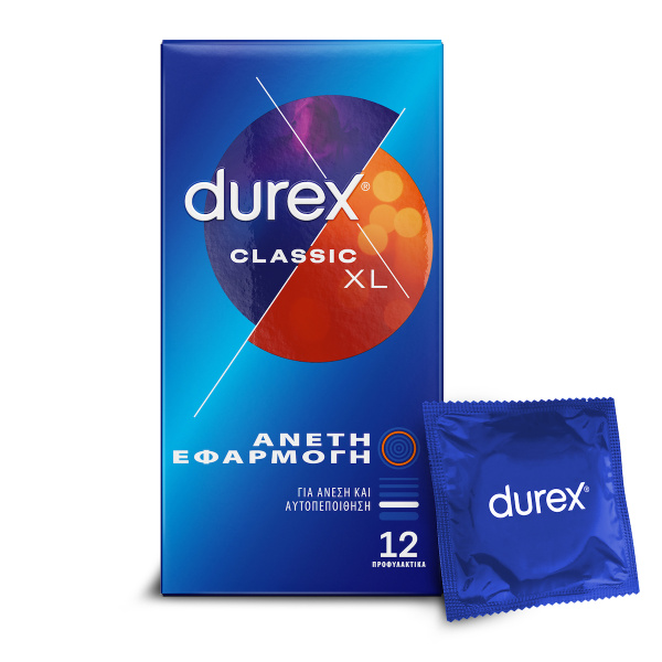 Durex Classic XL Άνετη Εφαρμογή 12