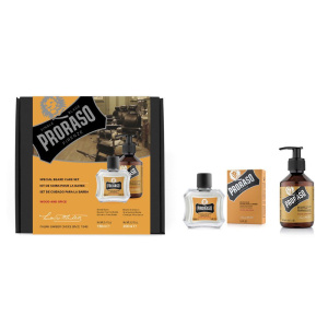 Proraso - Duo Pack Beard Gift Set Wood And Spice (Beard Balm + Beard Shampoo)