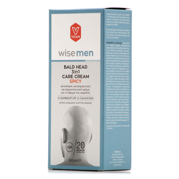 Vican Wise Men - Bald Head 3in1 Care Cream Spicy 100ml