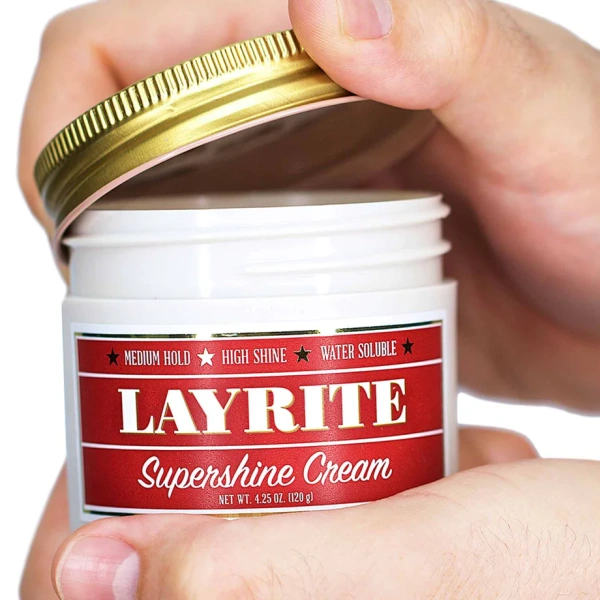 Layrite - Supershine Hair Cream Medium Hold 120gr