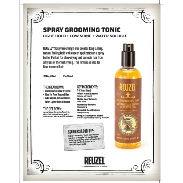 Reuzel - Grooming Tonic Spray 100ml