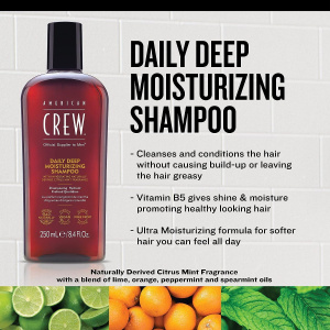 American Crew - Daily Deep Moisturizing Shampoo 250ml