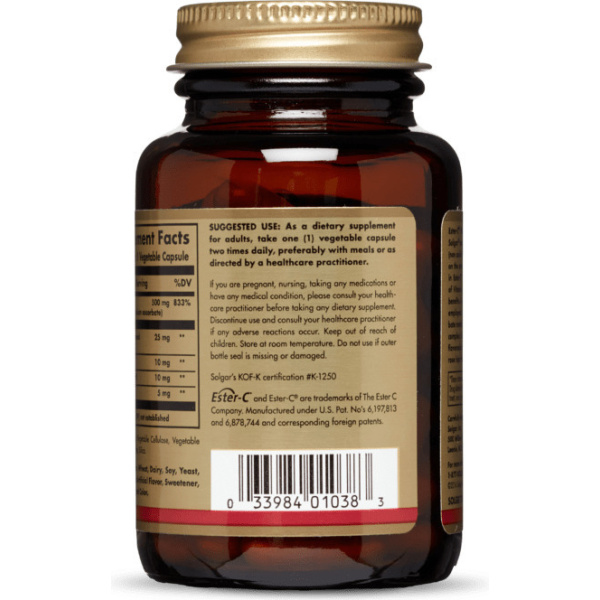 Solgar - Vitamin C Ester 500mg 50caps