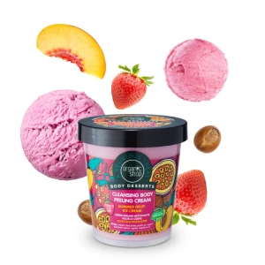 Organic Shop - Body Desserts Summer Fruit Ice Cream Cleansing Body Peeling Cream 450ml